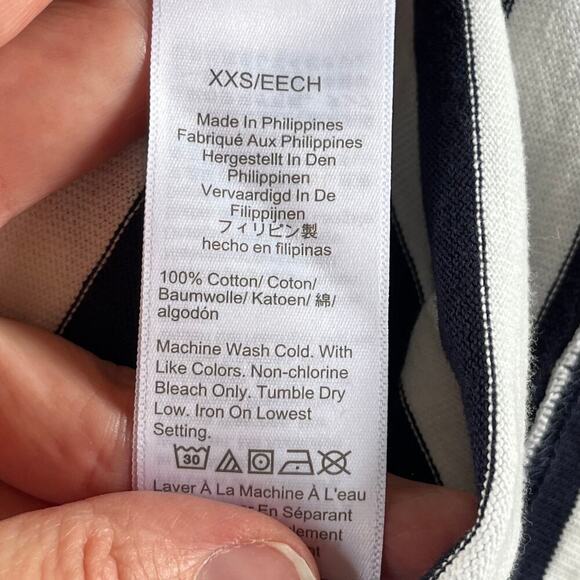 J. Crew Women's Mariner Cloth Puff Sleeve Top In Stripe Size XXS - Picture 6 of 7